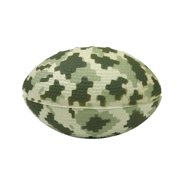 Digi Camo Football Shape Stress Ball... from ASI 79530 Prime Line
