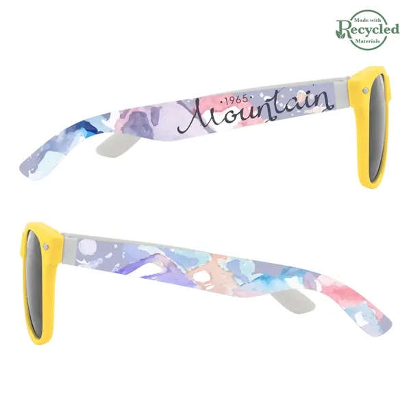 Malibu sunglasses with UV400 lenses and 4-color process imprint on both... from ASI 61125 Hit Promotional Products / Hit®