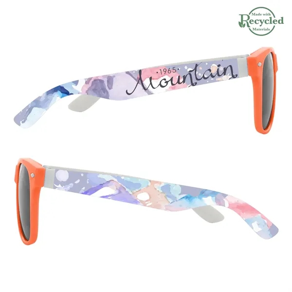 Malibu sunglasses with UV400 lenses and 4-color process imprint on both... from ASI 61125 Hit Promotional Products / Hit®