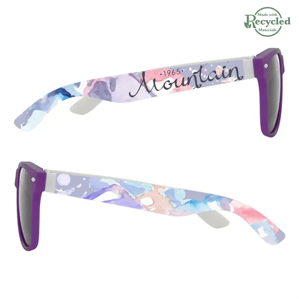 Malibu sunglasses with UV400 lenses and 4-color process imprint on both... from ASI 61125 Hit Promotional Products / Hit®