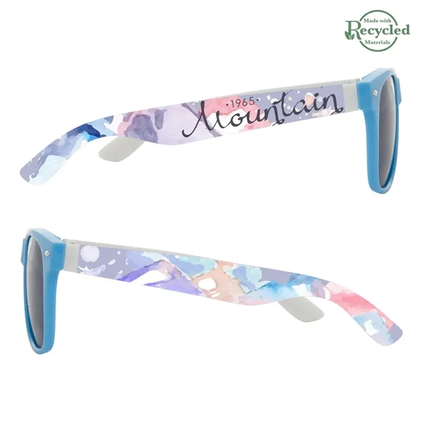 Malibu sunglasses with UV400 lenses and 4-color process imprint on both... from ASI 61125 Hit Promotional Products / Hit®
