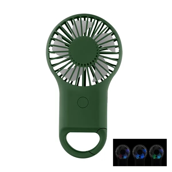 Rechargeable Handheld Fan with Carabiner 2.0... from ASI 61125 Hit Promotional Products / Hit®