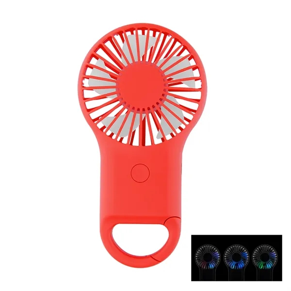 Rechargeable Handheld Fan with Carabiner 2.0... from ASI 61125 Hit Promotional Products / Hit®