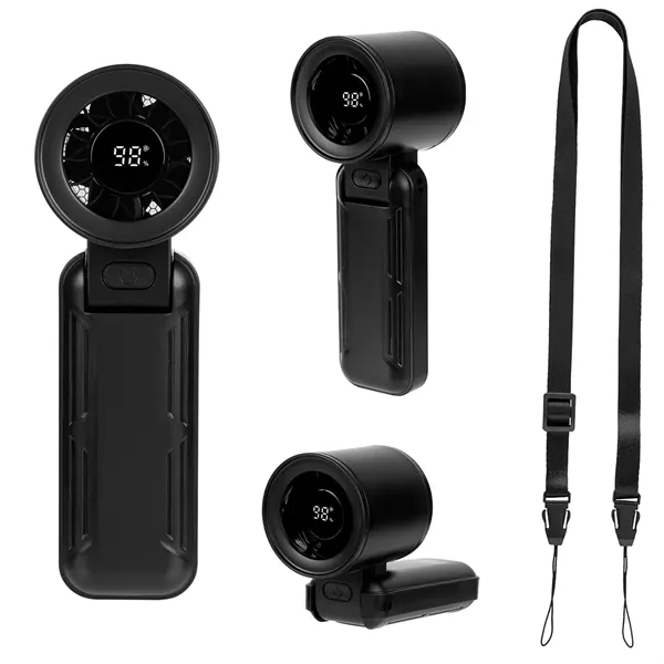 rABS Folding Fan With Digital Display... from ASI 61125 Hit Promotional Products / Hit®