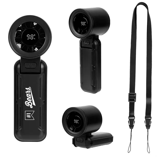 rABS Folding Fan With Digital Display... from ASI 61125 Hit Promotional Products / Hit®