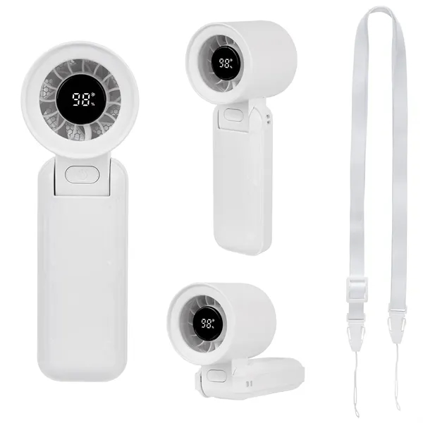 rABS Folding Fan With Digital Display... from ASI 61125 Hit Promotional Products / Hit®