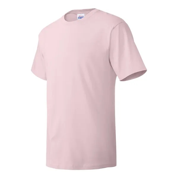 100% ComfortSoft® cotton T-shirt with tag-free neck label, shoulder-to-shoulder taping, and... from ASI 84358 S&S Activewear
