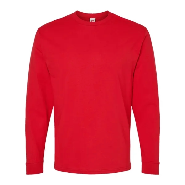 Long sleeve T-shirt made of 100% ComfortSoft® cotton with shoulder-to-shoulder taping... from ASI 84358 S&S Activewear