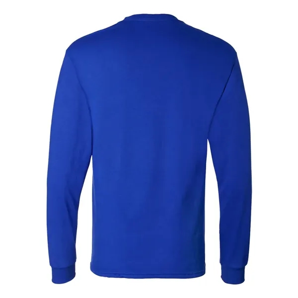 Long sleeve T-shirt made of 100% ComfortSoft® cotton with shoulder-to-shoulder taping... from ASI 84358 S&S Activewear