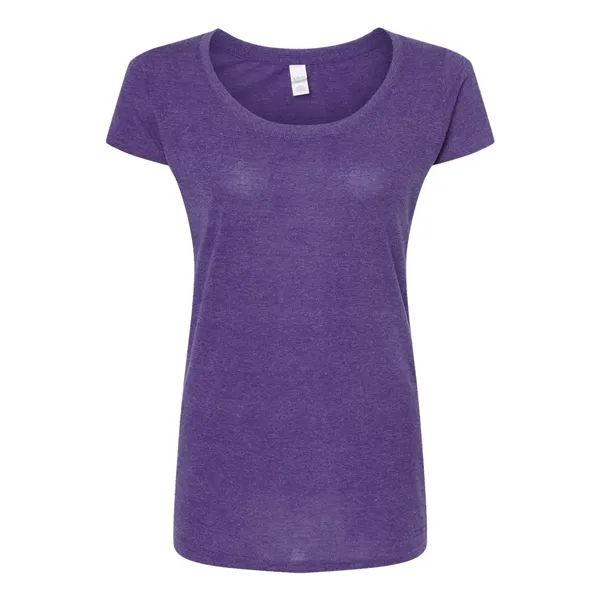 Tultex Women's Poly-Rich Scoop Neck T-Shirt... from ASI 84358 S&S Activewear