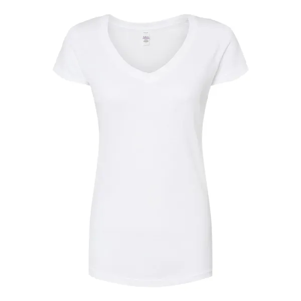 Tultex Women's Poly-Rich V-Neck T-Shirt... from ASI 84358 S&S Activewear