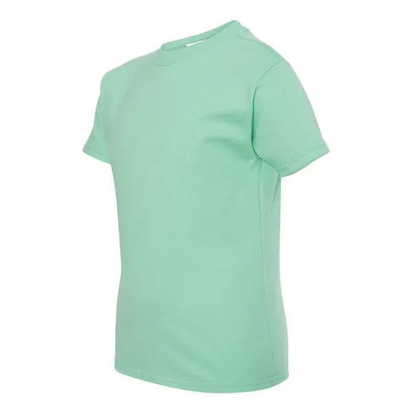 Youth short sleeve T-shirt with lay flat collar, and double-needle stitching.... from ASI 84358 S&S Activewear