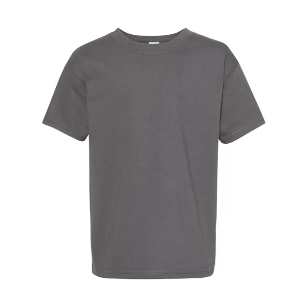 Youth short sleeve T-shirt made of 100% ComfortSoft® cotton with a... from ASI 84358 S&S Activewear
