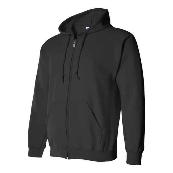 8.0 oz., 50% cotton / 50% polyester full-zip hooded sweatshirt. Blank... from ASI 84358 S&S Activewear