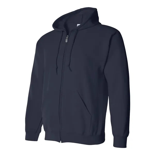 8.0 oz., 50% cotton / 50% polyester full-zip hooded sweatshirt. Blank... from ASI 84358 S&S Activewear