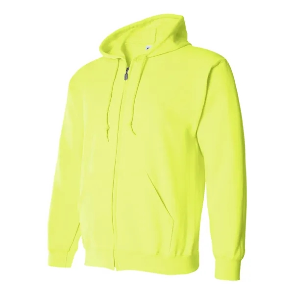 8.0 oz., 50% cotton / 50% polyester full-zip hooded sweatshirt. Blank... from ASI 84358 S&S Activewear