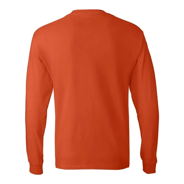 Long sleeve T-shirt made of cotton with double-needle sleeves and bottom... from ASI 84358 S&S Activewear