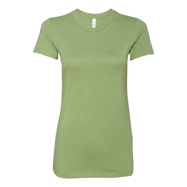 Women's cotton t-shirt with longer length body and shoulder taping. Blank... from ASI 84358 S&S Activewear
