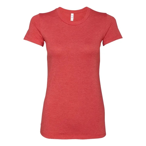 Women's cotton t-shirt with longer length body and shoulder taping. Blank... from ASI 84358 S&S Activewear