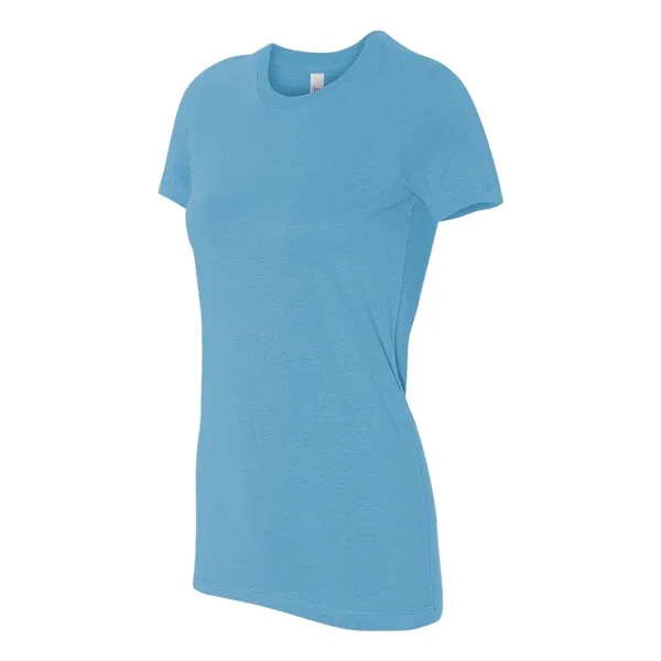 Women's cotton t-shirt with longer length body and shoulder taping. Blank... from ASI 84358 S&S Activewear