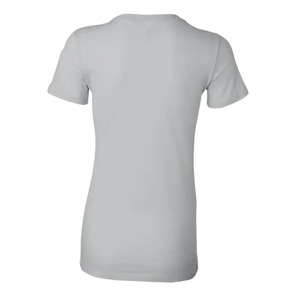Women's cotton t-shirt with longer length body and shoulder taping. Blank... from ASI 84358 S&S Activewear