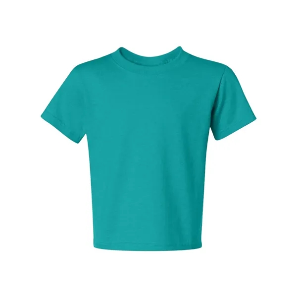 Youth 5.6 oz., 50% cotton / 50% polyester t-shirt. Blank product.... from ASI 84358 S&S Activewear