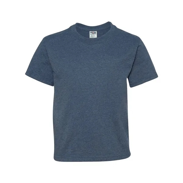 Youth 5.6 oz., 50% cotton / 50% polyester t-shirt. Blank product.... from ASI 84358 S&S Activewear
