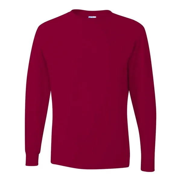 Adult long sleeve 5.6 oz. 50% cotton / 50% polyester t-shirt.... from ASI 84358 S&S Activewear