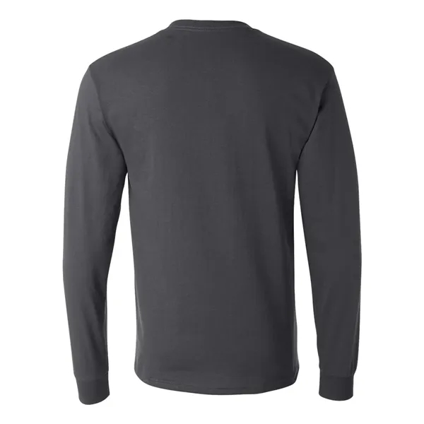 Adult long sleeve 5.6 oz. 50% cotton / 50% polyester t-shirt.... from ASI 84358 S&S Activewear