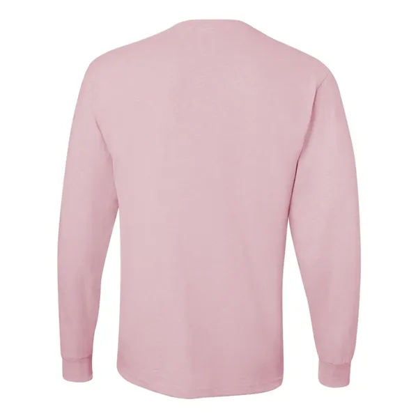 Adult long sleeve 5.6 oz. 50% cotton / 50% polyester t-shirt.... from ASI 84358 S&S Activewear