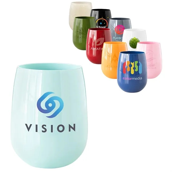 12 oz Colored Stemless Wine Glass... from ASI 89320 Starline USA Inc