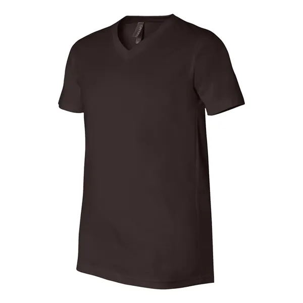 Adult short sleeve v-neck t-shirt with hemmed sleeves. Blank product.... from ASI 84358 S&S Activewear