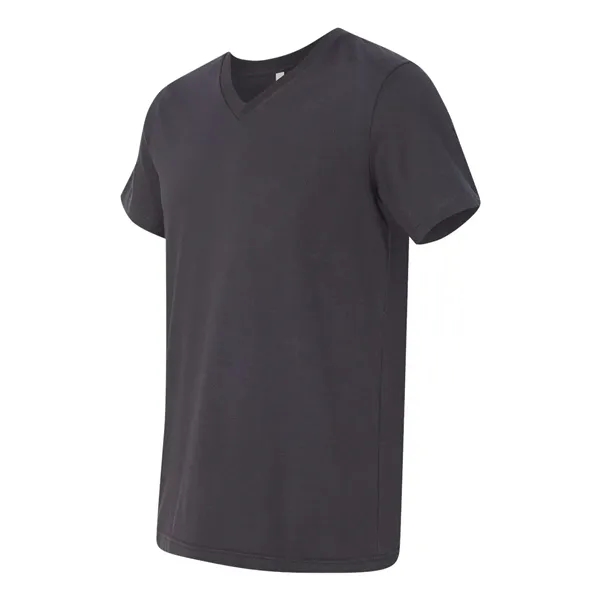 Adult short sleeve v-neck t-shirt with hemmed sleeves. Blank product.... from ASI 84358 S&S Activewear