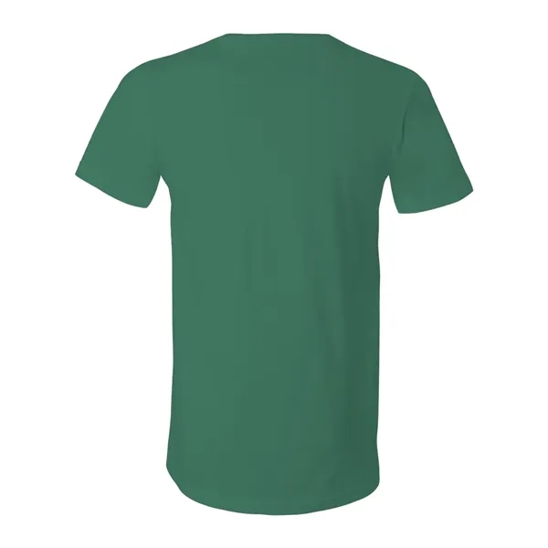 Adult short sleeve v-neck t-shirt with hemmed sleeves. Blank product.... from ASI 84358 S&S Activewear