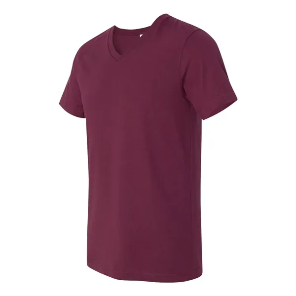 Adult short sleeve v-neck t-shirt with hemmed sleeves. Blank product.... from ASI 84358 S&S Activewear