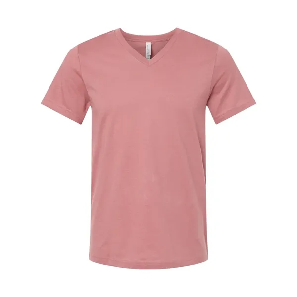 Adult short sleeve v-neck t-shirt with hemmed sleeves. Blank product.... from ASI 84358 S&S Activewear