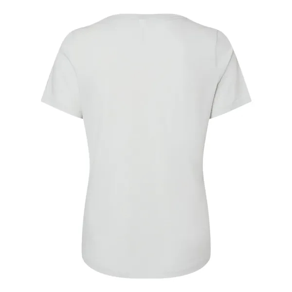 V-neck t-shirt with flattering true women's fit. Blank product.... from ASI 84358 S&S Activewear
