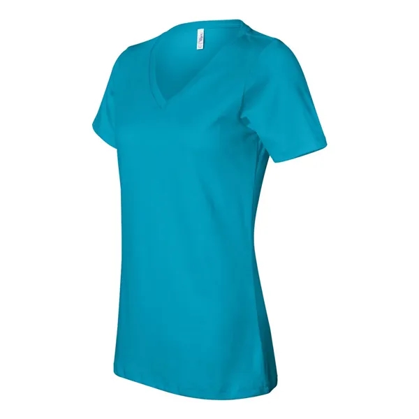 V-neck t-shirt with flattering true women's fit. Blank product.... from ASI 84358 S&S Activewear