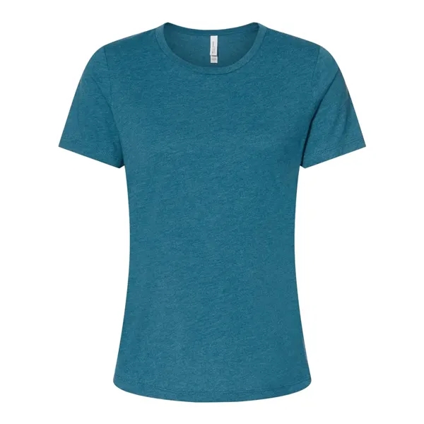 BELLA + CANVAS Women's Relaxed Fit Heather CVC Tee... from ASI 84358 S&S Activewear