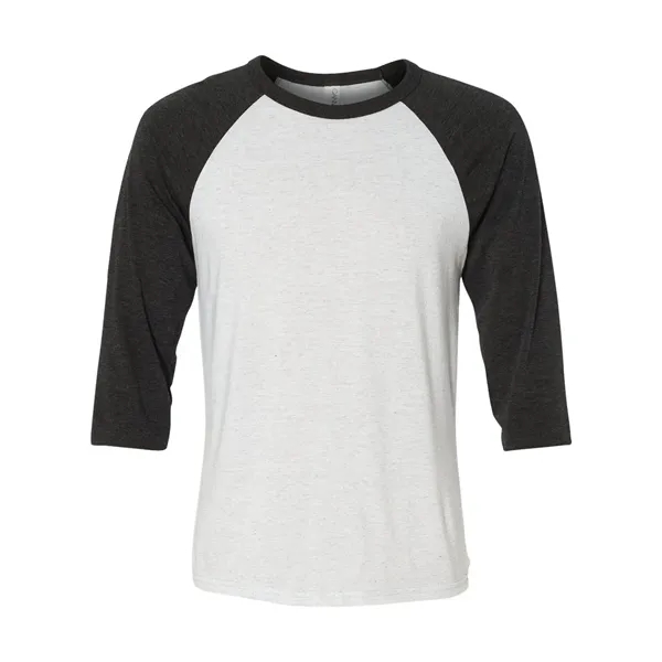 Unisex three-quarter sleeve baseball T-shirt with a retail fit, side seams,... from ASI 84358 S&S Activewear