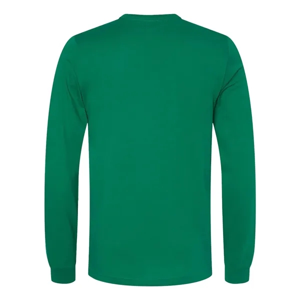Adult long sleeve crewneck t-shirt with 2" rib cuffs. Blank product.... from ASI 84358 S&S Activewear