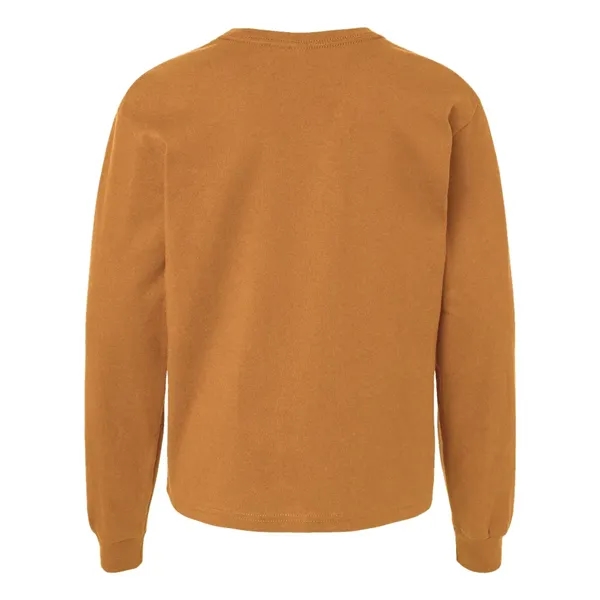 BELLA + CANVAS Youth 6oz. Heavyweight Long Sleeve Tee... from ASI 84358 S&S Activewear