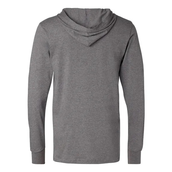 Adult long sleeve jersey hooded t-shirt. Blank product.... from ASI 84358 S&S Activewear