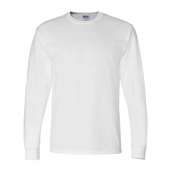 Adult pre-shrunk 50% cotton / 50% polyester long sleeve t-shirt. Blank... from ASI 84358 S&S Activewear