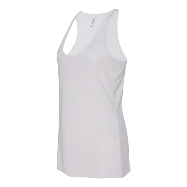 Women's tri-blend racerback tank top with overlock hem on neck. Blank... from ASI 84358 S&S Activewear