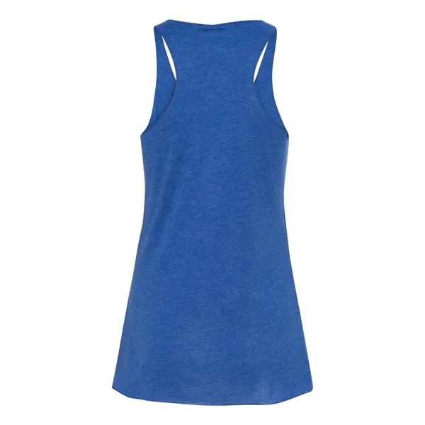 Women's tri-blend racerback tank top with overlock hem on neck. Blank... from ASI 84358 S&S Activewear