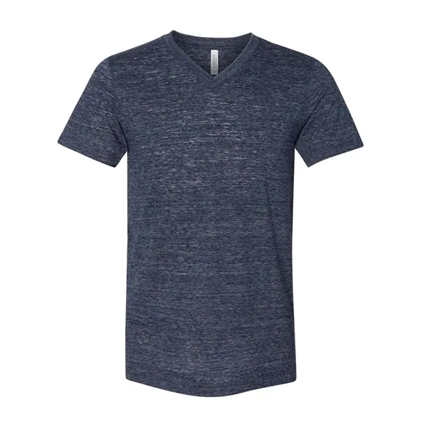 BELLA + CANVAS Unisex Textured Jersey V-Neck Tee... from ASI 84358 S&S Activewear