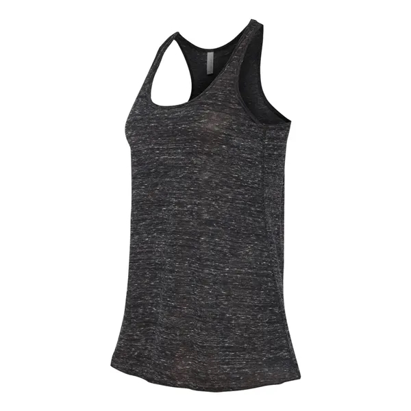 Women's flowy racerback tank top with several fabrications for different colors.... from ASI 84358 S&S Activewear