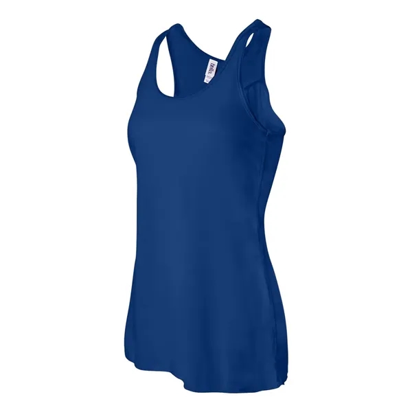 Women's flowy racerback tank top with several fabrications for different colors.... from ASI 84358 S&S Activewear