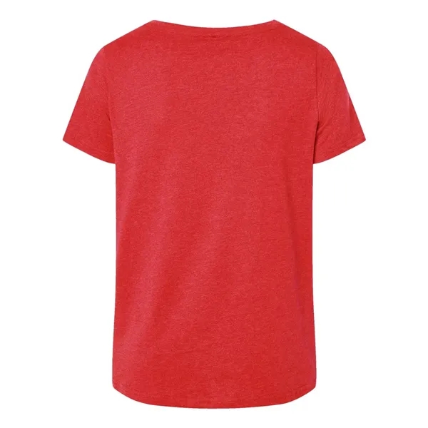 LAT Curvy Collection Women's Fine Jersey V-Neck Tee... from ASI 84358 S&S Activewear